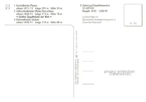 Vogtland_Region Syratalbruecke Plauen Goeltzschtalbruecke Mylau Netzschkau  Vogtland_Region
