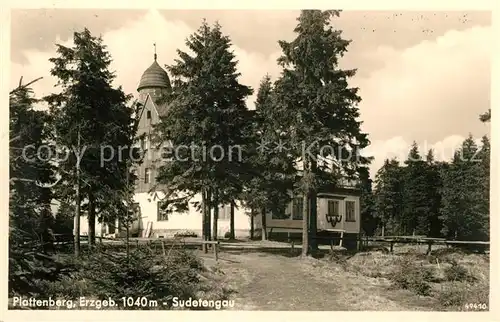 Platten_Erzgebirge_Boehmen Sporthotel Plattenberg Sudetengau Platten_Erzgebirge_Boehmen