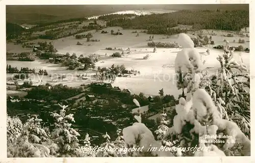 Aschberg_Vogtland Winterpanorama Aschberggebiet im Mondschein Aschberg_Vogtland