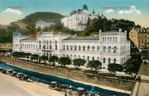 Karlsbad_Eger Kurhaus und Villa Theresa Karlsbad_Eger