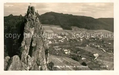 Mala_Skala Vranove Felsen Blick ins Tal Mala_Skala