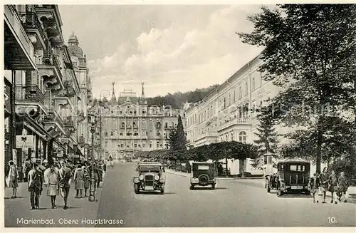 Marienbad_Tschechien_Boehmen Obere Hauptstrasse Marienbad_Tschechien