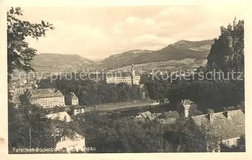 Tetschen Bodenbach_Boehmen Panorama Tetschen Bodenbach Boehmen