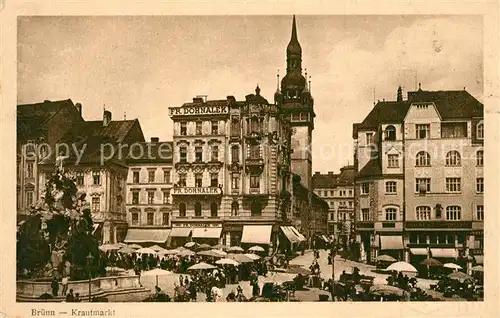 Bruenn_Brno Krautmarkt Marktplatz Bruenn_Brno