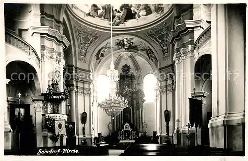 Haindorf_Tschechien Wallfahrtskirche Maria Heimsuchung Innenansicht Haindorf Tschechien