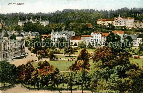 Marienbad_Tschechien_Boehmen Park Kurhotels Marienbad_Tschechien
