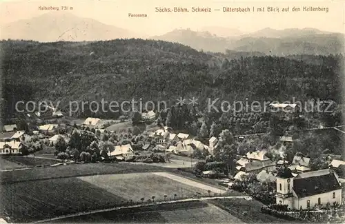 Dittersbach_Duerrroehrsdorf Panorama mit Blick auf den Keltenberg 