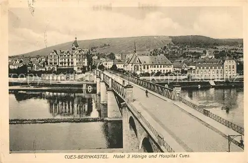 Kues Hotel 3 K?nige und Hospital Br?cke Kues