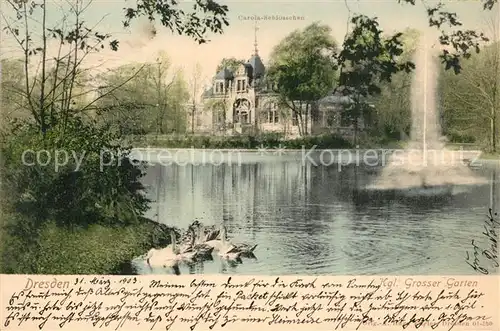 Dresden Carola Schl?sschen Dresden