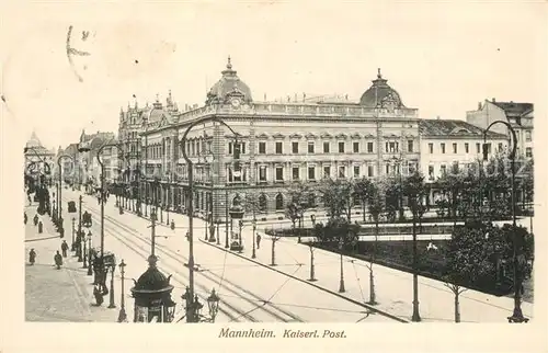 Mannheim Kaiserl. Post Mannheim