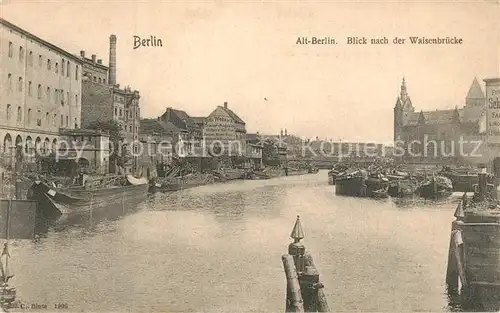 Berlin Blick zur Waisenbr?cke Berlin