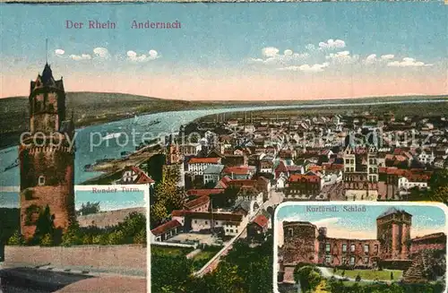 Andernach Rhein Runder Turm Schlo Andernach