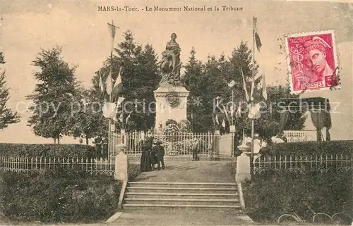 AK / Ansichtskarte Mars la Tour Monument National Tribune Mars la Tour