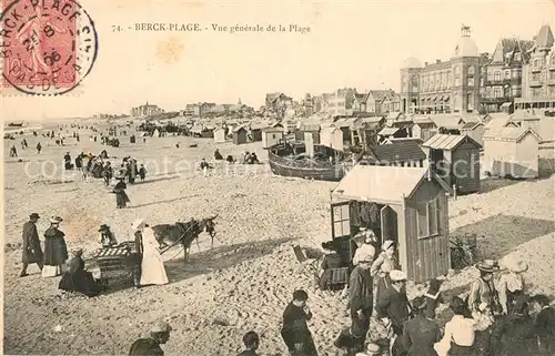 AK / Ansichtskarte Berck Plage Panorama Strand Berck Plage
