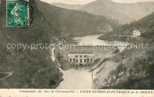 AK / Ansichtskarte Clermont_Ferrand_Puy_de_Dome Compaqnie du Gaz Usine Hydro Eletrique de la Sioule Clermont_Ferrand