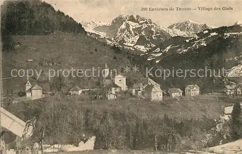 AK / Ansichtskarte Thones Village des Clefs Thones