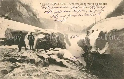 AK / Ansichtskarte Bellegarde sur Valserine Gouffre de la perte du Rhone Bellegarde sur Valserine