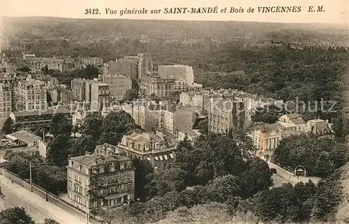 AK / Ansichtskarte Saint Mande_Val de Marne Panorama Saint Mande Val de Marne