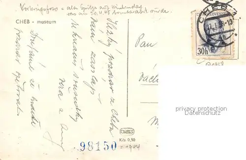 AK / Ansichtskarte Cheb_Eger Museum 