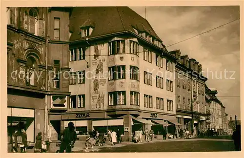 AK / Ansichtskarte Cheb_Eger Trida marsala Stalina Slikvu dum 