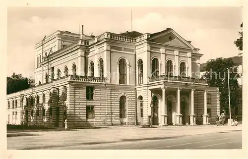 AK / Ansichtskarte Cheb_Eger Divadlo pracujicich Theater 