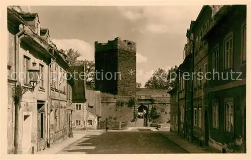 AK / Ansichtskarte Cheb_Eger Vehod do chebskeho hradu Burgruine 