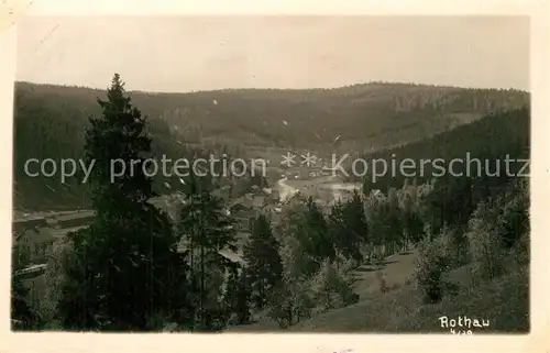 AK / Ansichtskarte Rothau_Rotava Landschaftspanorama Rothau Rotava