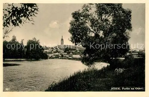 AK / Ansichtskarte Pisek_Tschechien Partie na Otave Pisek Tschechien