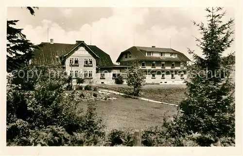 AK / Ansichtskarte Moravskoslezske Hotel Charbulak na Gruni Beskydy Hotel im Beskidengebirge Moravskoslezske