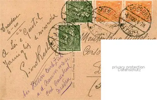 Dresden Altstadt Blick von Marienbr?cke Dresden