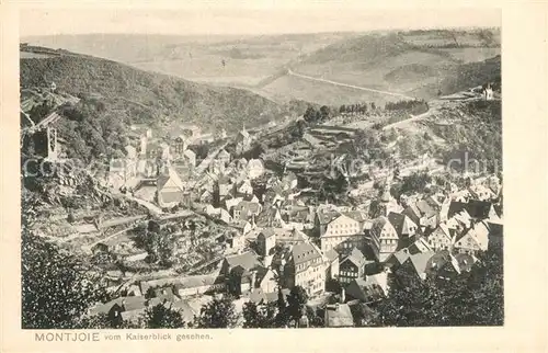 Montjoie_Monschau Vom Kaiserblick gesehen Montjoie Monschau