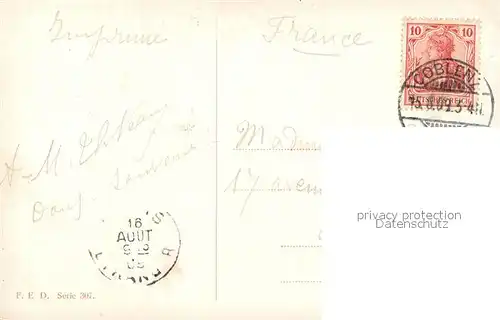 Bad_Godesberg Burg mit Siebengebirge K?nstlerkart Bad_Godesberg