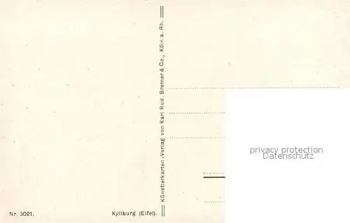 Kyllburg_Rheinland Pfalz K?nstlerkarte Kyllburg_Rheinland Pfalz