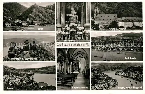 Bornhofen_Kamp Liebenstein Sterrenberg Kamp Bad Salzig Filsen Boppard  Bornhofen Kamp