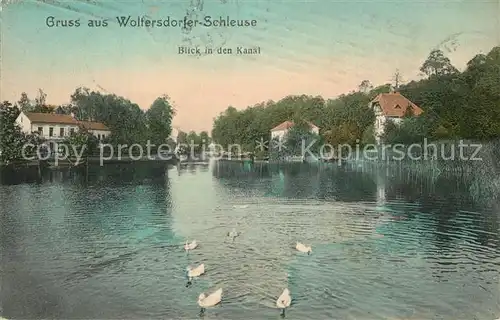Wolfersdorf_Oberbayern Schleuse Kanal Wolfersdorf Oberbayern