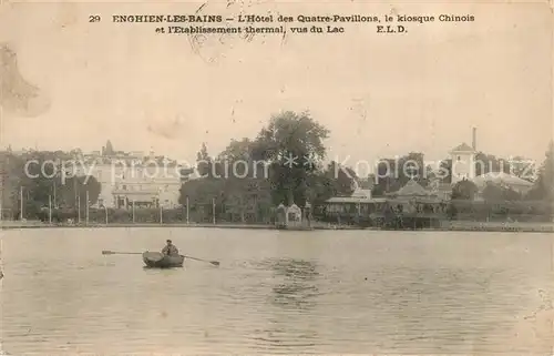 AK / Ansichtskarte Enghien les Bains Hotel des Quatre Pavillons Kiosqque Chinois Enghien les Bains