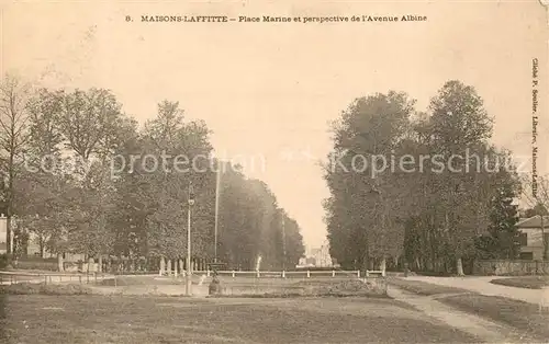 AK / Ansichtskarte Maisons Laffitte Place Marine Avenue Albine Maisons Laffitte