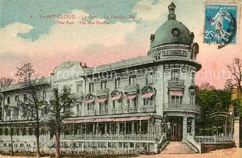 AK / Ansichtskarte Saint_Cloud Parc Pavillon Bleu  Saint Cloud