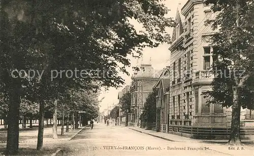 AK / Ansichtskarte Vitry le Francois Boulevard Francois Vitry le Francois