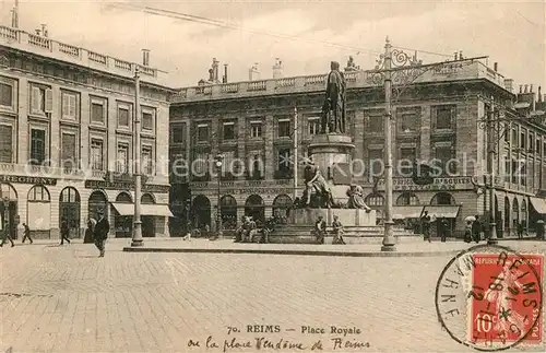 AK / Ansichtskarte Reims_Champagne_Ardenne Place Royale Reims_Champagne_Ardenne