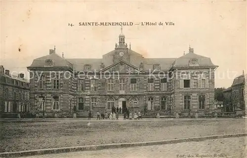 AK / Ansichtskarte Sainte Menehould Hotel de Ville Sainte Menehould