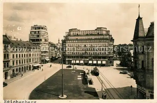 AK / Ansichtskarte Reichenberg_Liberec Soukenni namesti Tuchplatz Reichenberg Liberec