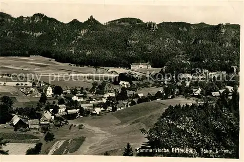 AK / Ansichtskarte Dittersbach_Jetrichovice Sommerfrische Boehmische Schweiz 