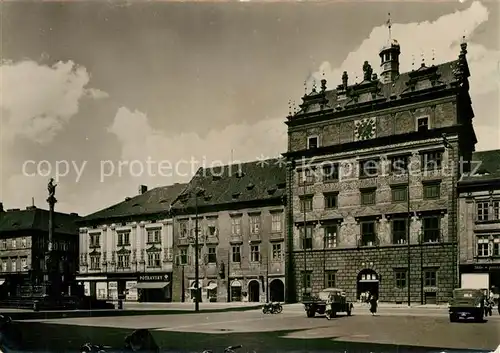 AK / Ansichtskarte Plzen_Pilsen Namesti Republiky Platz der Republik Plzen Pilsen