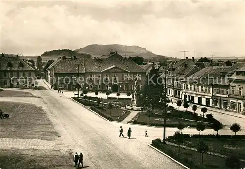 AK / Ansichtskarte Sluknov Namesti Platz Denkmal Sluknov