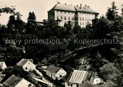 AK / Ansichtskarte Usov_Zabreh_Okres_Sumperk Palac usovskeho hradu Schloss Burg Usov_Zabreh_Okres_Sumperk