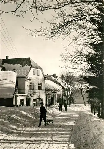 AK / Ansichtskarte Janske_Lazne Hotel Lesni dum im Winter Janske_Lazne