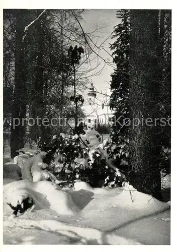 AK / Ansichtskarte Bad_Ullersdorf Waldpartie im Winter Bad_Ullersdorf