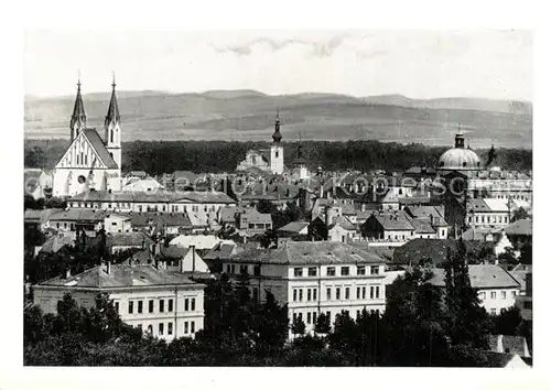 AK / Ansichtskarte Kremsier_Tschechien Stadtbild mit Kirchen Innenstadt Kremsier Tschechien