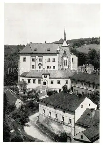 AK / Ansichtskarte Sternberg_Maehren Ortsansicht mit Kirche Sternberg Maehren